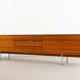 Enfilade minimaliste mid century en palissandre