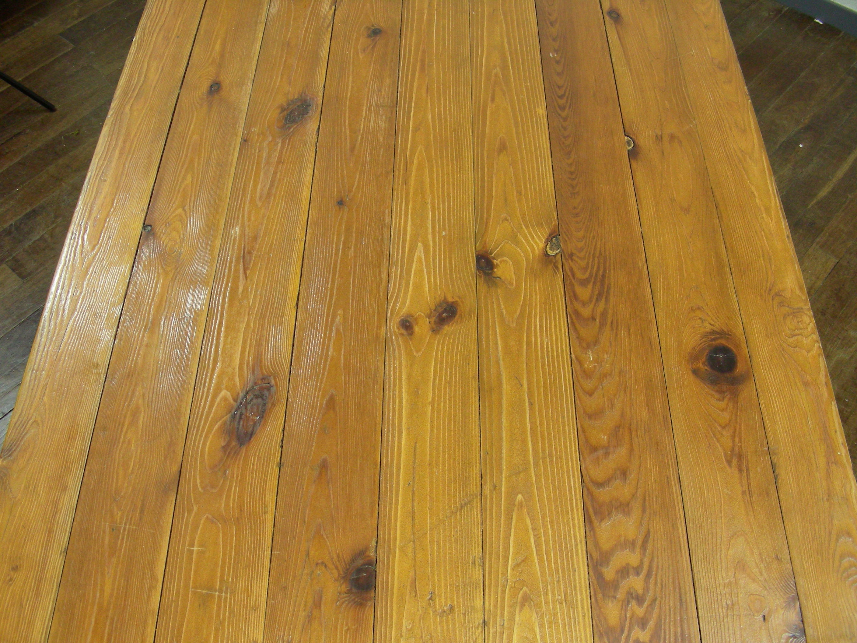 Large folding harvest farm table