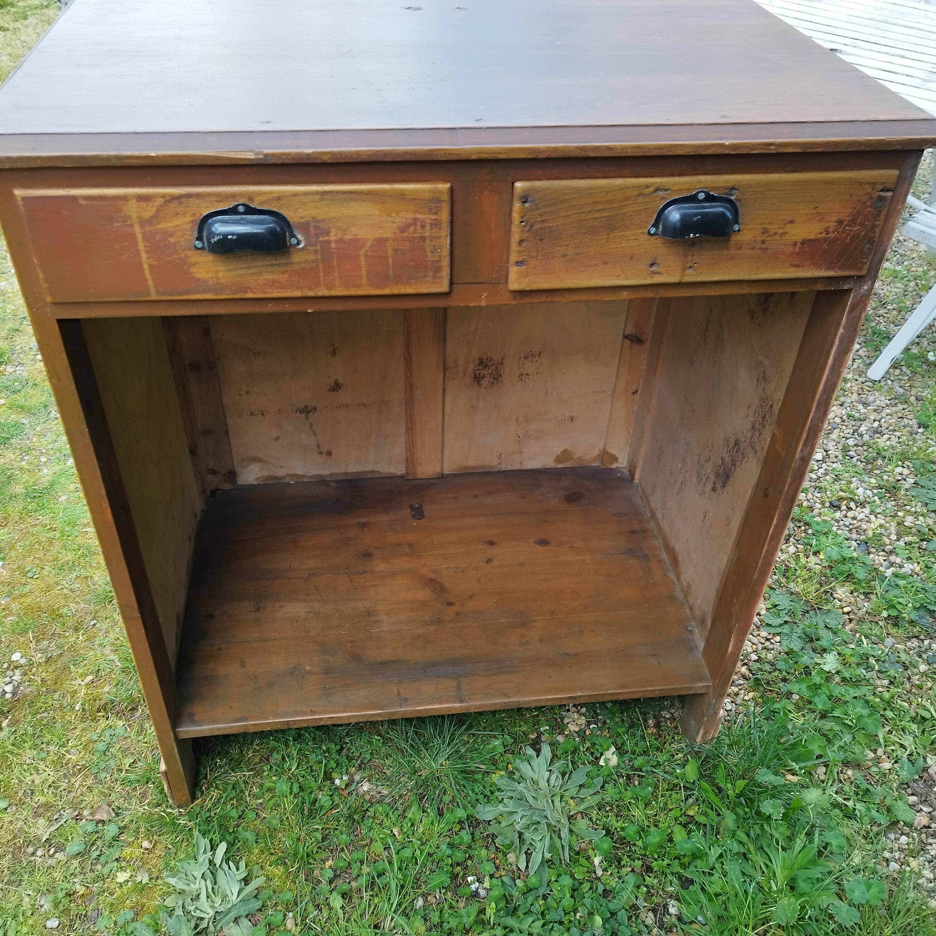 Meuble de métier/ comptoir ancien