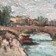 Painting Oil on canvas signed -Paris— dimensions: height -48cm- width -60cm-