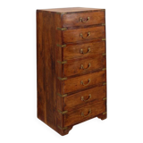 Mid-century style wooden 7-drawer chest of drawers