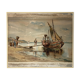 2201039 Watercolor Return from fishing in Portugal signed early twentieth century