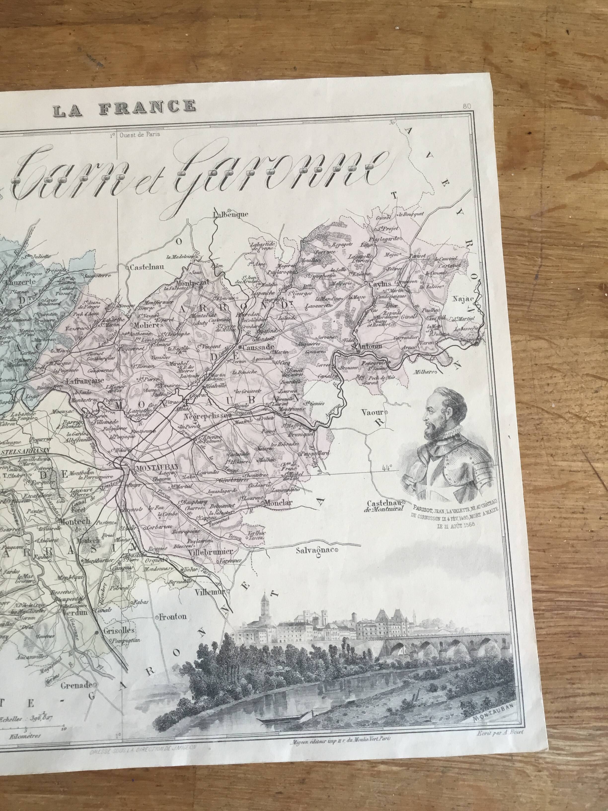 Map of Tarn-et-Garonne