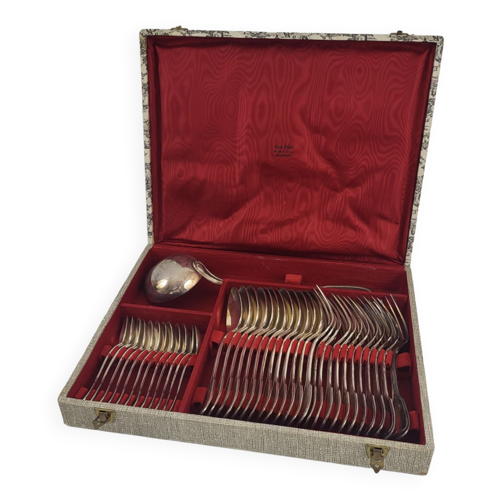 Ménagère en métal argenté 37 pièces