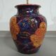 Hand-turned ceramic / glazed vase lamp holders 1970s (most likely French)