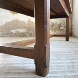 Rustic farmhouse table, solid oak, 2m