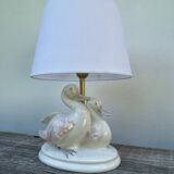 Earthenware duck zoomorphic lamp
