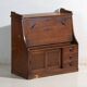 Antique Japanese writing desk with drop leaf – Taishō period, Japan, circa 1920