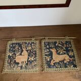 Pair of tapestries