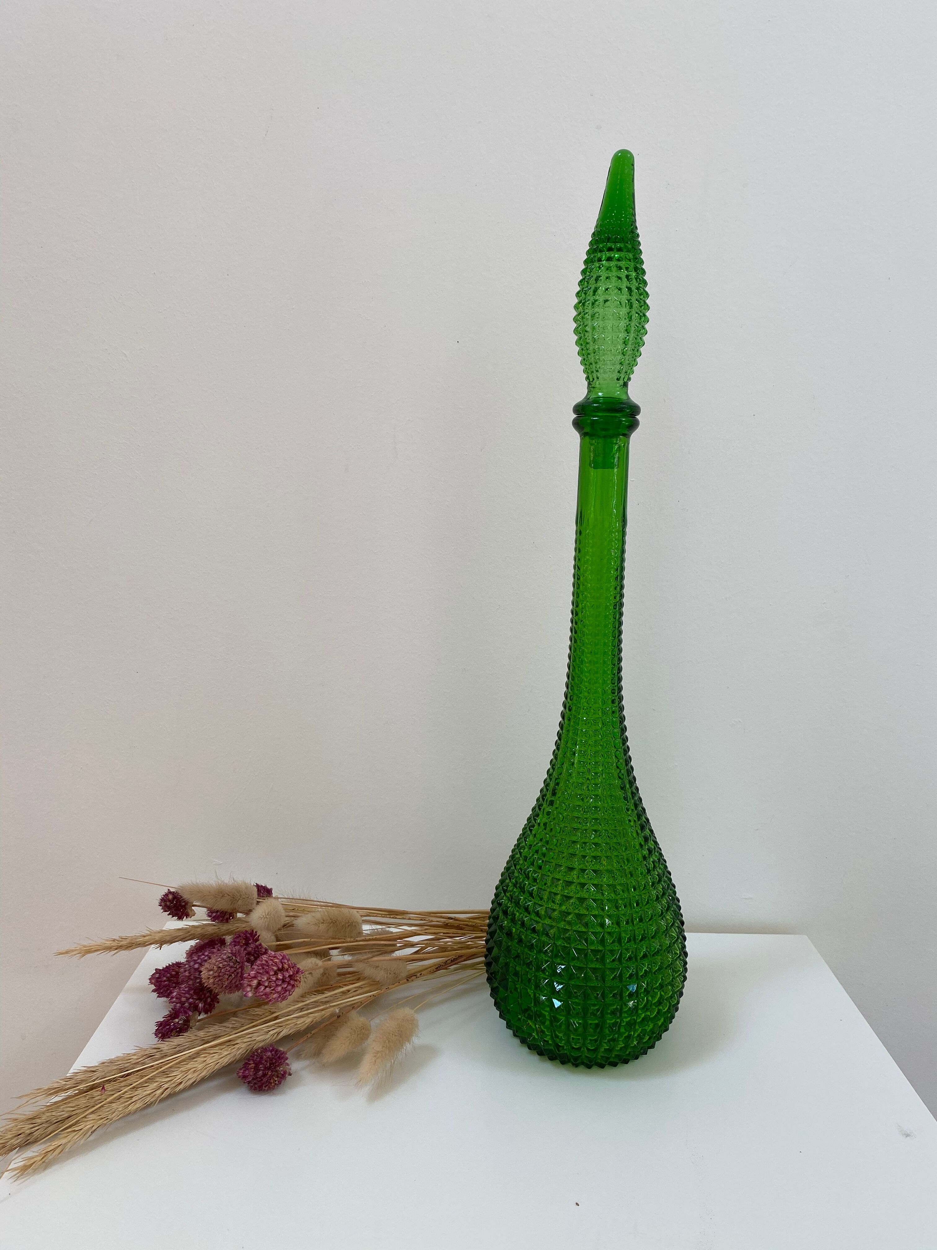 Italian Empoli XL decanter, 60s