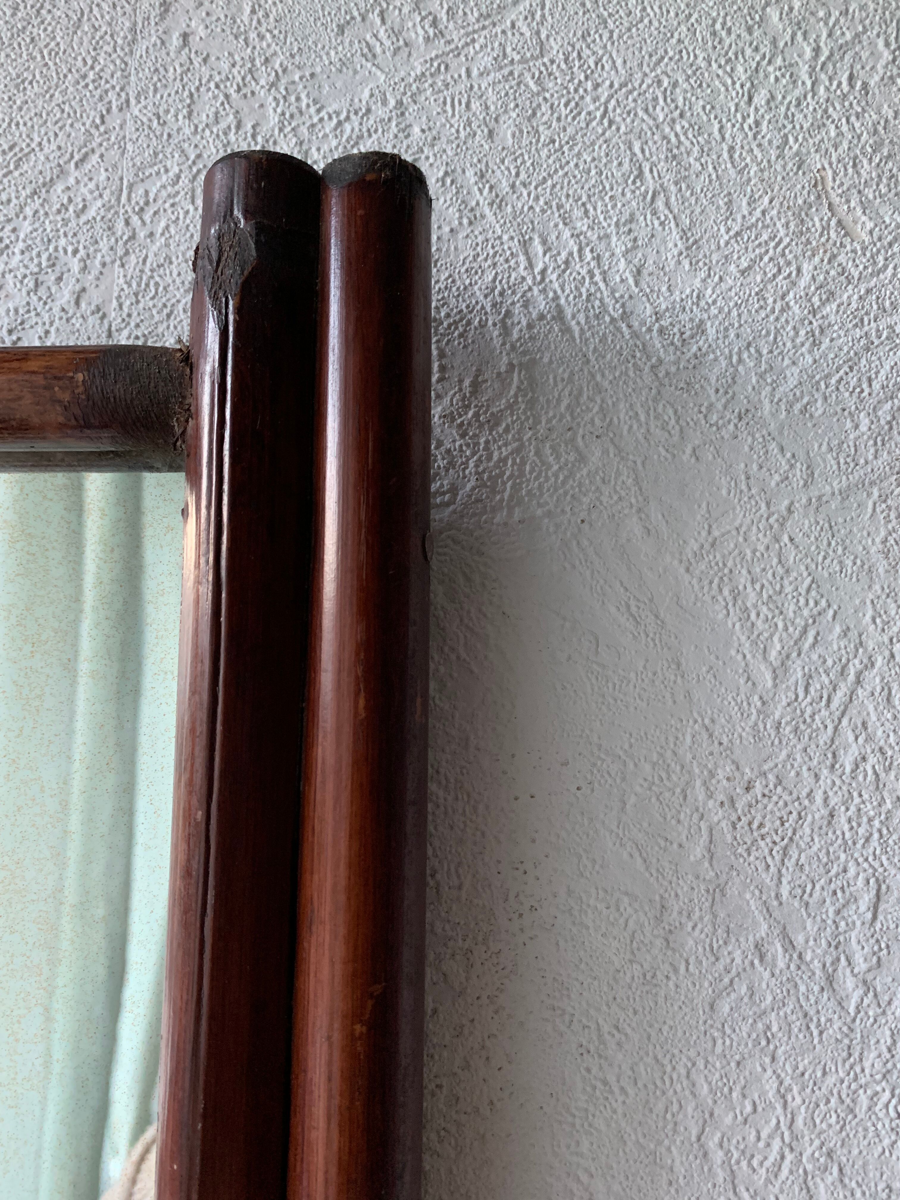 Rattan mirror  30x40cm