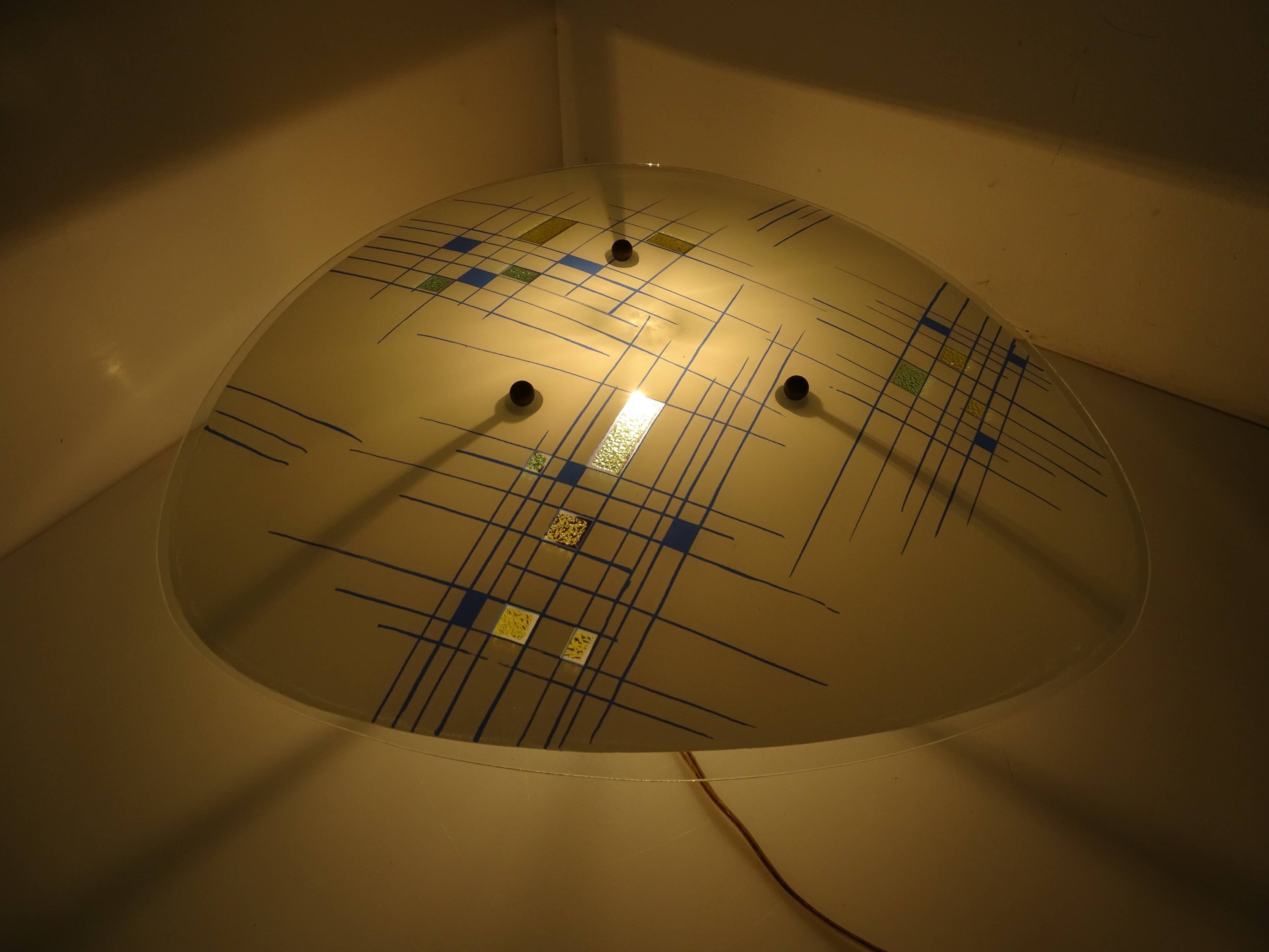 Lustre suspension 1950 space age atomic vintage design