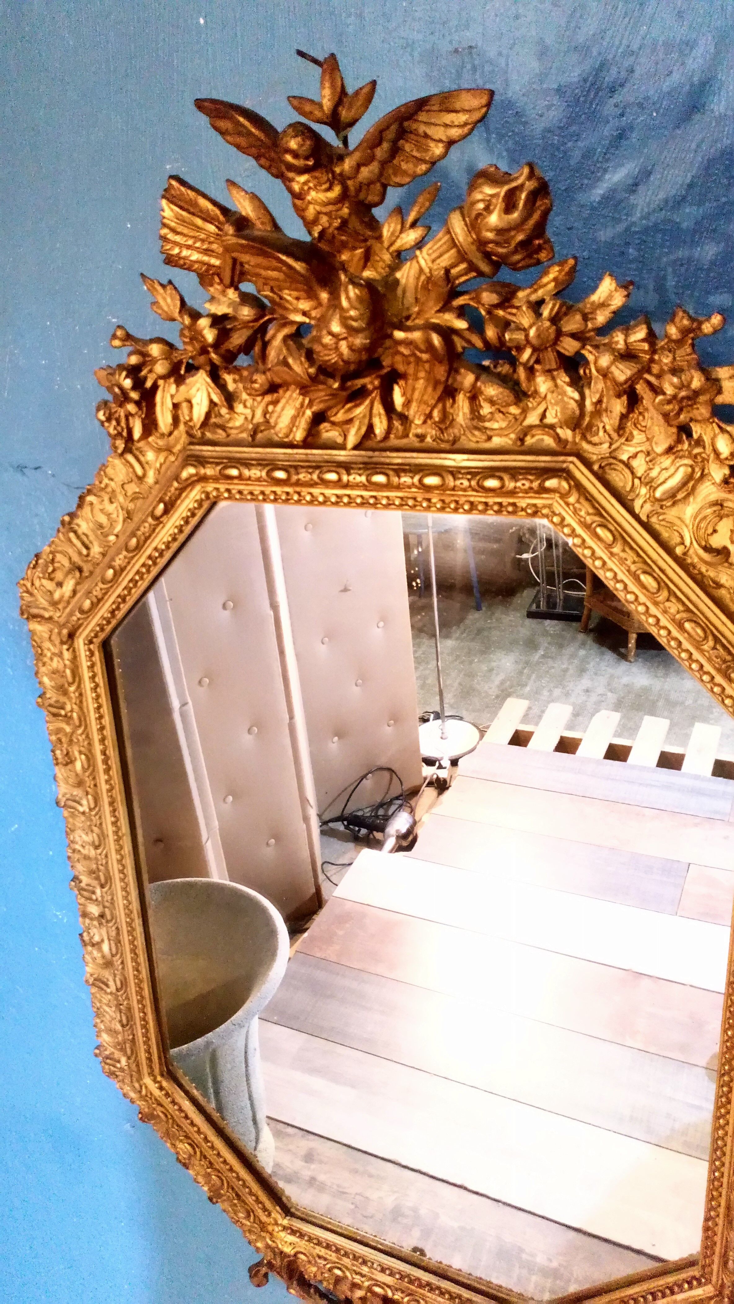 Miroir mural XIXème siècle