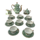 Complete tea and coffee service for 8 cups - Italian porcelain from the 1950s.