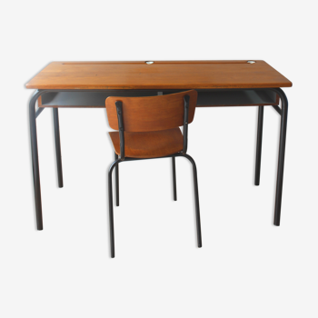 Double school desk