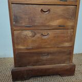 Clamshell cabinet