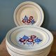 Set of 10 flat plates K&G Lunéville, model Sylvain