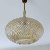 Vintage Scandinavian Glass Pendant Light