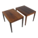 Set de 2 tables d'appoint scandinave en palissandre, Suède, 1960