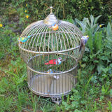 Metal bird cage