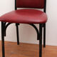 Red vintage bistro chair
