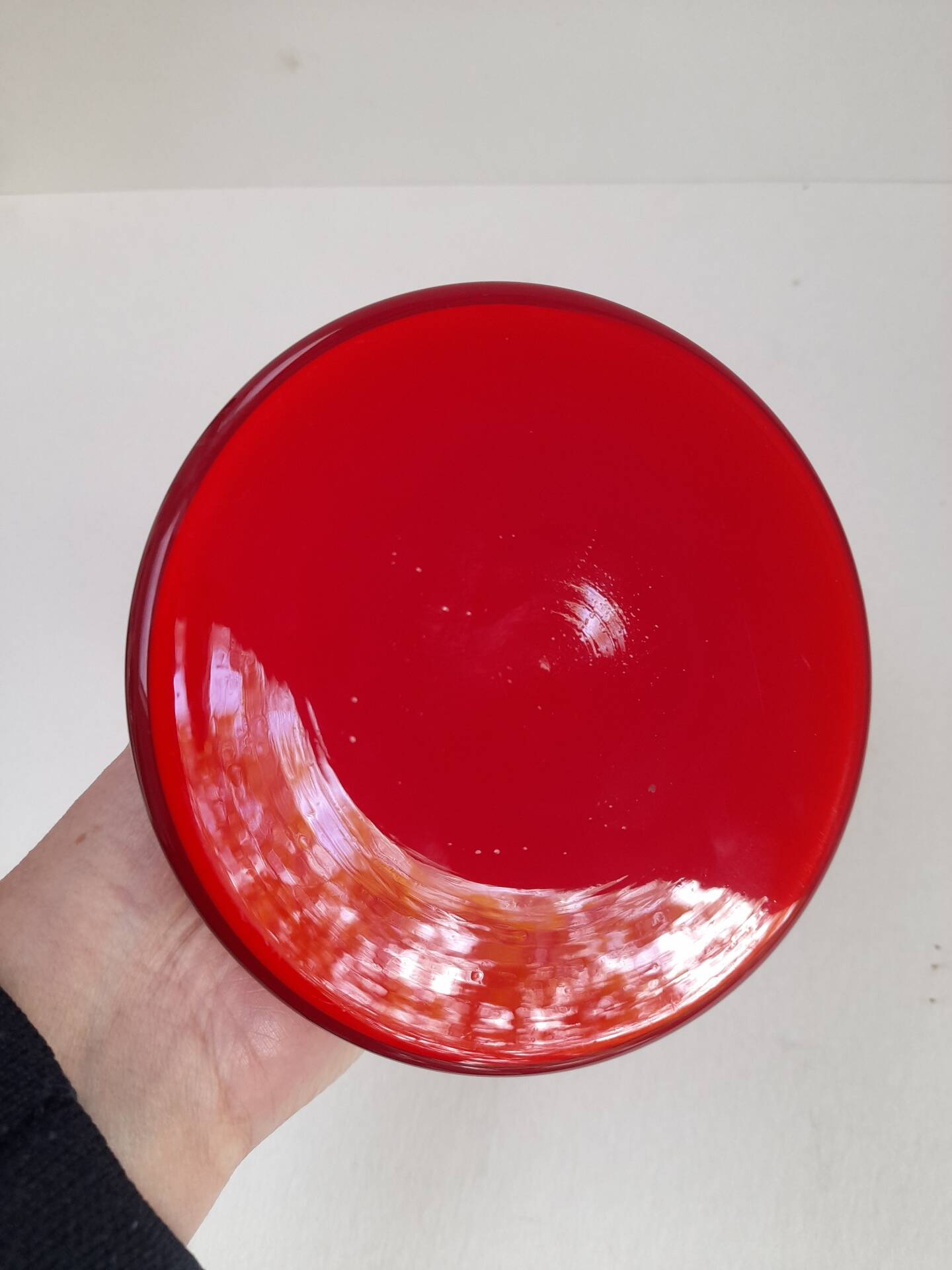 Vase en opaline Holmegaard Carnaby par Per Lütken