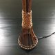 Lampe rotin et corde