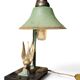 Lampe Art déco Marbre / régule