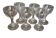 Set of 6 Champagne Coupes with Hollow Base