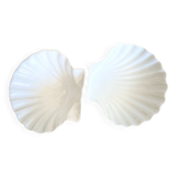2 vide-poche coquillage en faïence, 1970