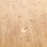 Vintage wooden desk with five drawers from the 1950s-1970s.