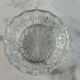 Cut glass bowl with oval pattern 11cm