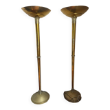 Empire style golden floor lamp