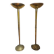 Empire style golden floor lamp