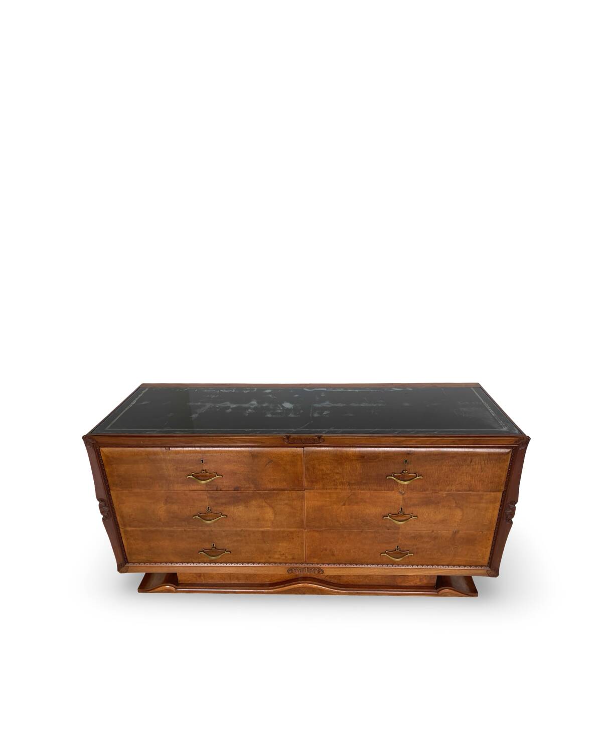 An art deco Italian chest of drawers, Italy 1950s