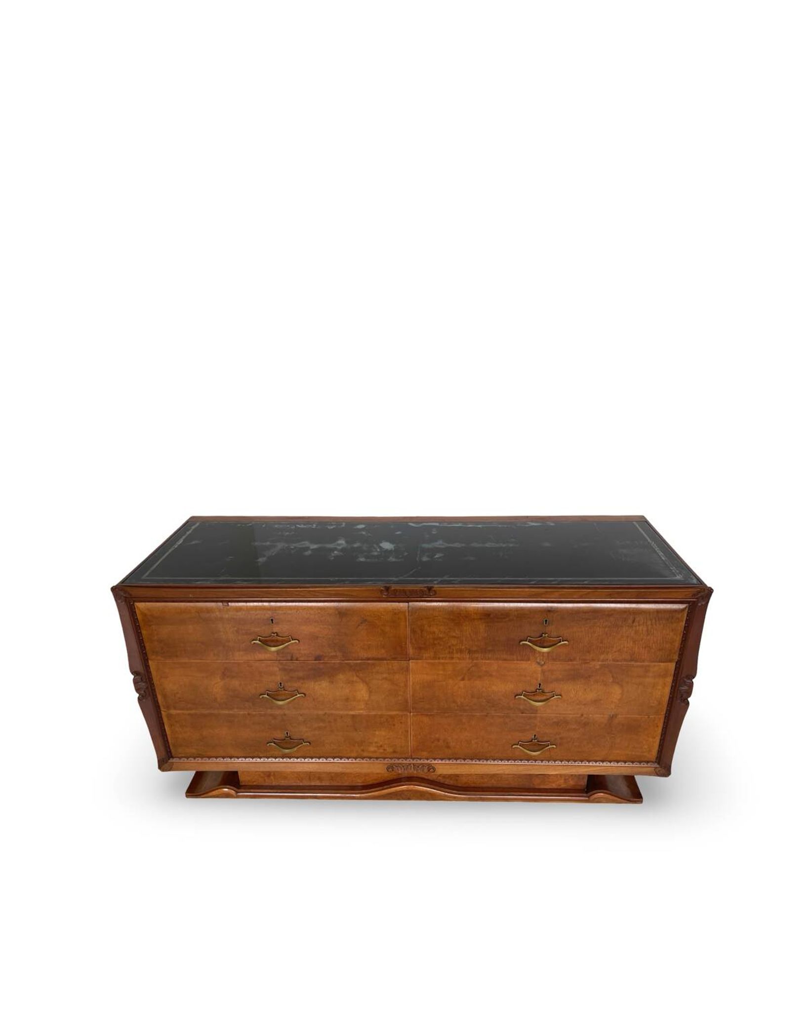 An art deco Italian chest of drawers, Italy 1950s