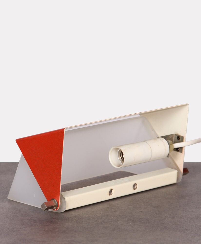 Red  wall light by Josef Hurka for Napako, 1960