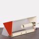 Red  wall light by Josef Hurka for Napako, 1960