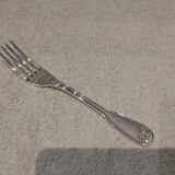 Christofle Vendome silver plated fish fork, 17.8cm