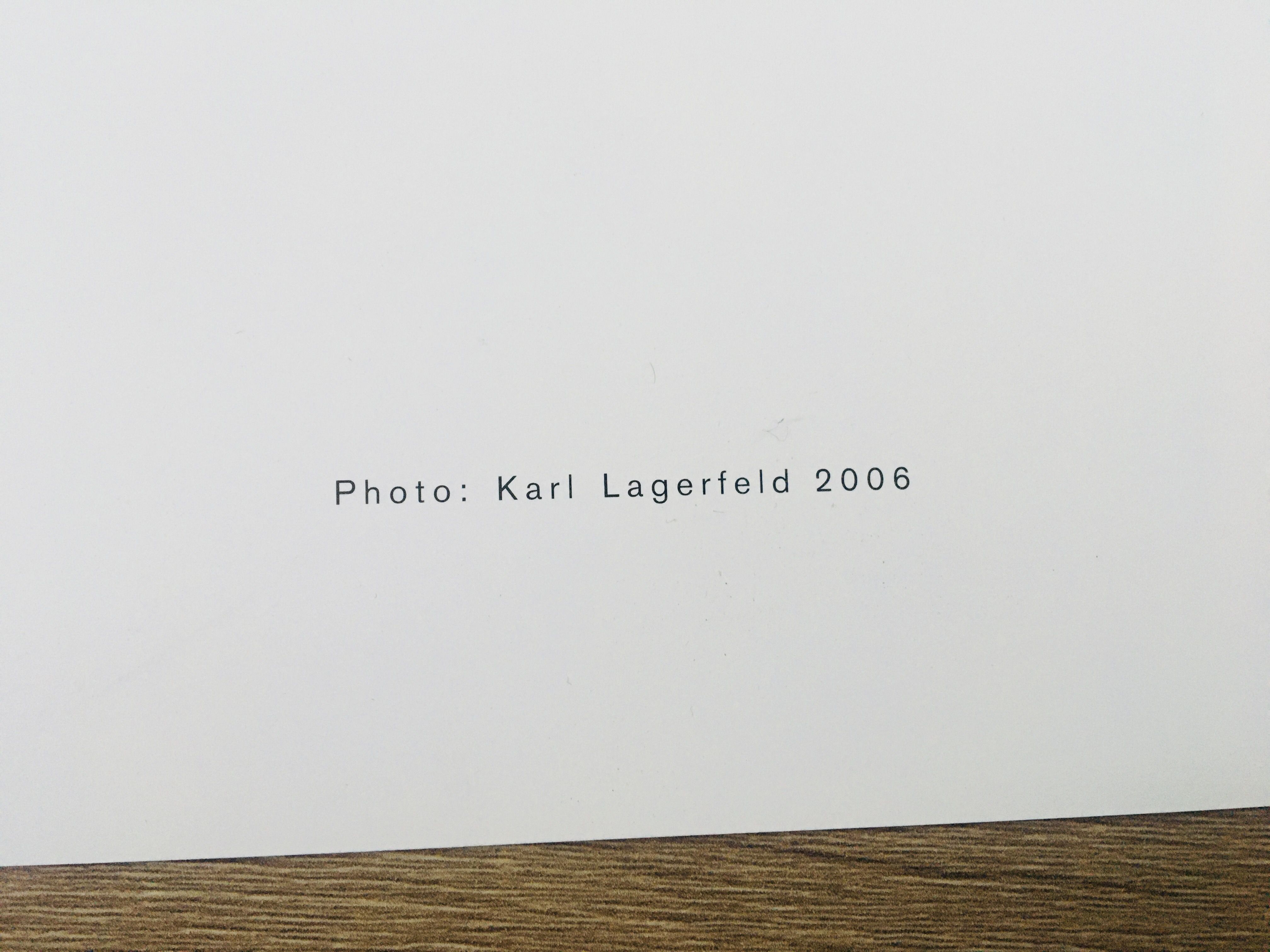 Photography by Karl Lagerfeld, Haute Couture Collection 2006