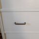 Vintage chest of drawers with compass feet