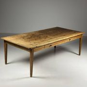 English antique pine dining table