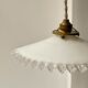 Suspension en opaline blanche