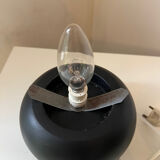 Vintage mushroom lamp, round globe, 1970s