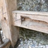 Solid wood carver's workbench