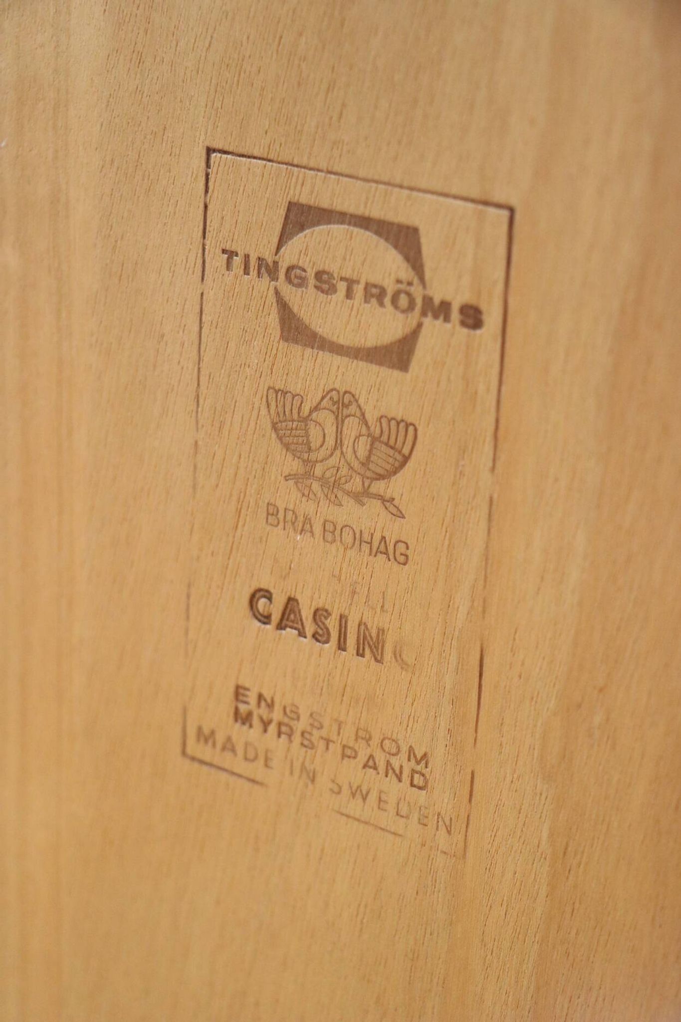 Scandinavian bedside table or console Tingströms "Casino"