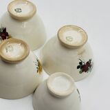 Set of 5 Boch Frères Keramis bowls