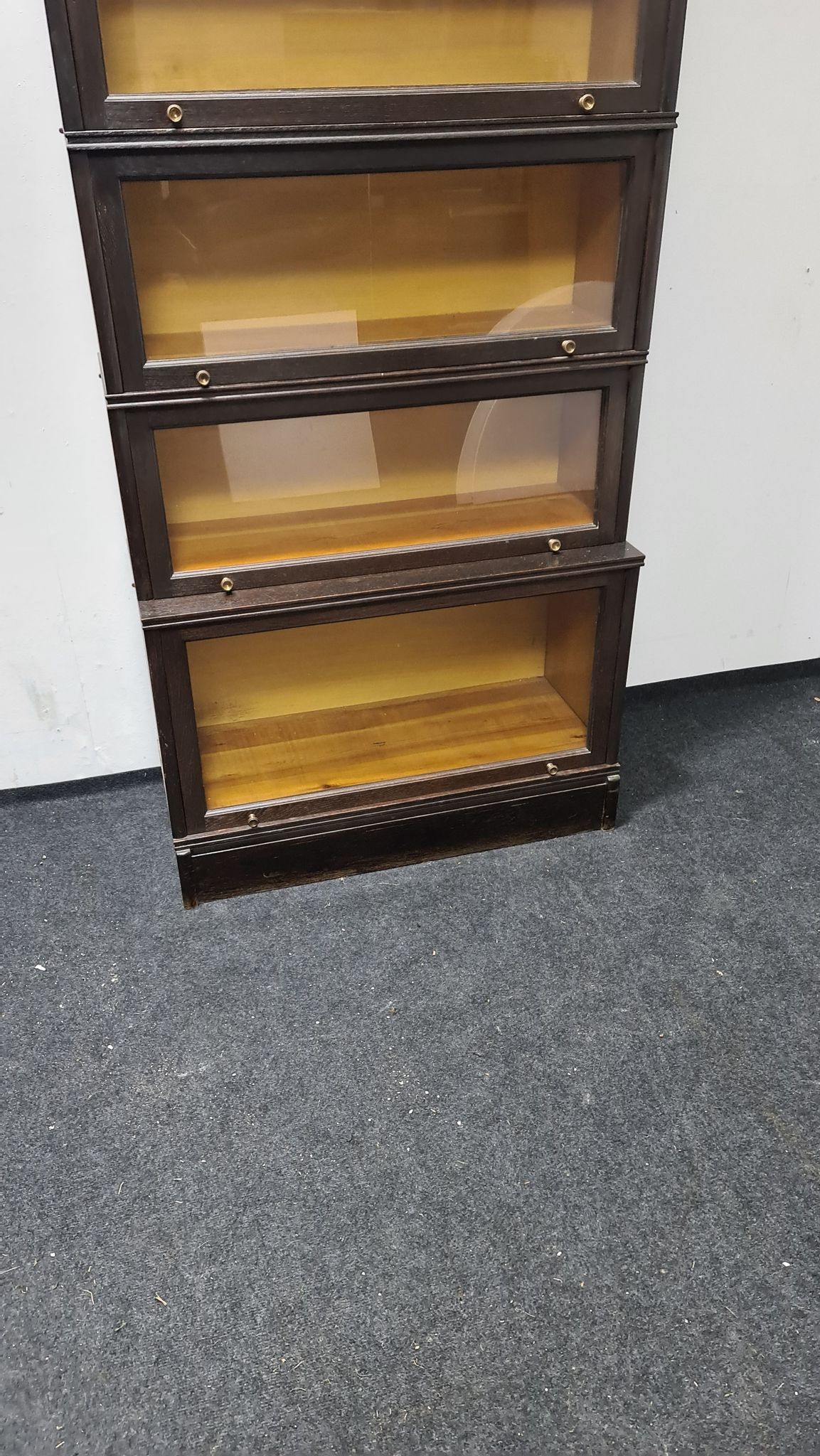 Vintage oak Barristers book shelves by Soennecken Germany