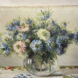 Bouquet de fleurs Solange Devienne gouache
