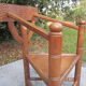 Fauteuil tripode en chêne mouvement breton Ar seiz Breur